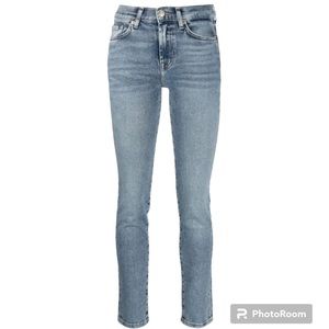 7 For All Mankind light wash Roxanne jeans